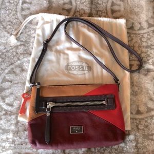 Multicolor Fossil Crossbody Bag